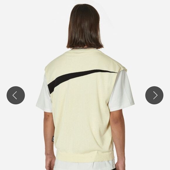 Swoosh Sweater Vest Coconut Milk - Picture 2 of 3